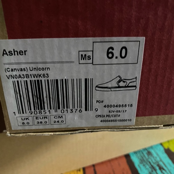 Vans - Asher Unicorn Shoes - 6 (mens), 8 womens - Picture 5 of 5